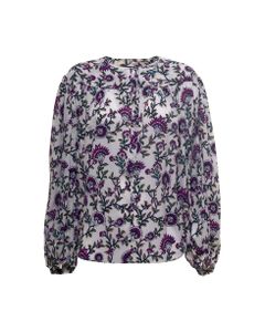 Brunille Floral Blouse Silk
