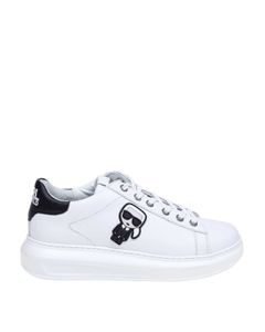 Karl patch leather sneakers
