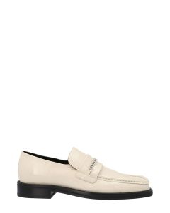 Martine Rose Square Toe Chain-Link Detailed Loafers