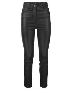Brunello Cucinelli Leather Stretched Trousers