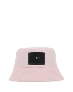 Fendi Roma Logo Patch Bucket Hat