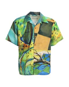 Impressionist print shirt