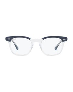 Rx5398 Blue On Transparent Glasses