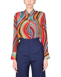 PS Paul Smith All-Over Swirl Printed Shirt