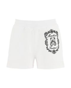 Moschino Logo-Embroidered Elastic Waistband Shorts
