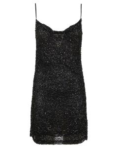 P.A.R.O.S.H. Gelee Sequined Strapped Mini Dress