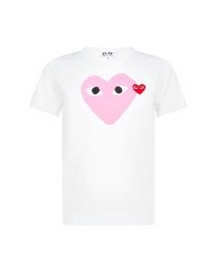 Comme des Garçons Play Heart Print Crewneck T-Shirt