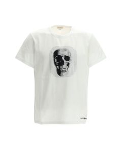 Alexander McQueen Skull Print Crewneck T-Shirt
