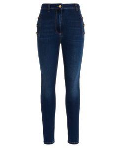 Elisabetta Franchi Buttoned Skinny Jeans
