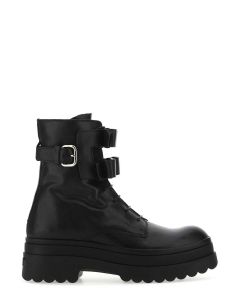 REDValentino Buckle Detail Ankle Boots