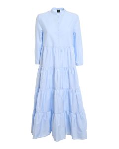 Cotton flounced dress