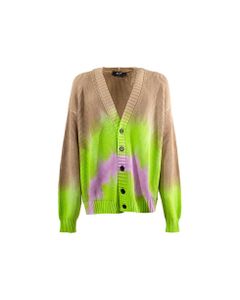 All Over Tie Dye Cotton Cardigan