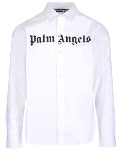 Palm Angels Logo Printed Buttoned Shirt