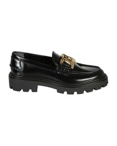 Chain Embellished Loafers