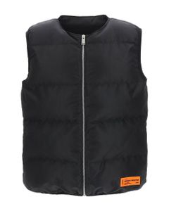 Padded Vest With Logo Tape