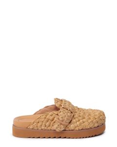 Ash Galeia Woven Almond-Toe Mules