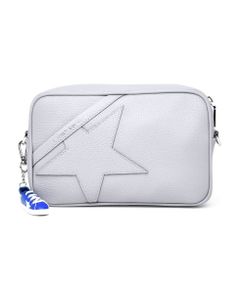 Pebbled Star Patch Crossbody Bag