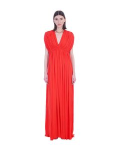 Dress In Red Viscose