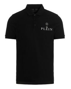 Philipp Plein Logo-Embroidered Polo Shirt