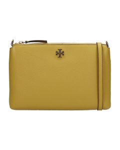 Shoulder Bag In Yellow Leather