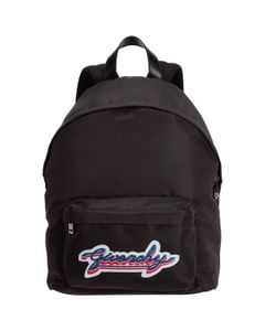 Givenchy Logo Printed Zipped Backpack