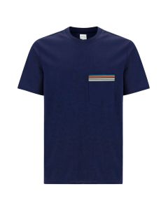 PS Paul Smith Stripe Printed Crewneck T-Shirt