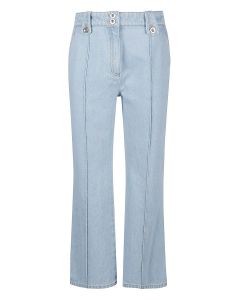 Paco Rabanne High-Waisted Cropped Jeans