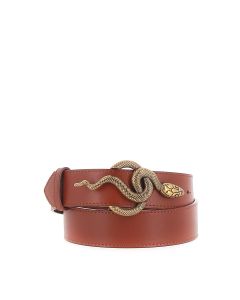 Snake buckle belt