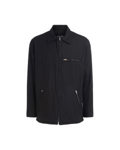 Reversible Jacket In Black Nylon