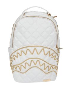 White And Gold Backpack