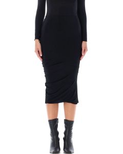 Isabel Marant High-Waist Fitted Midi Skirt