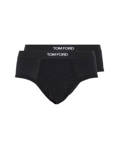 Tom Ford Logo Waistband Pack Of Two Briefs