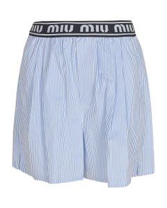 Striped Logo Shorts