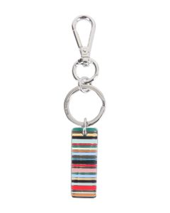 Key Ring With Striped Tag