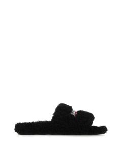 Balenciaga Furry Slide Sandals