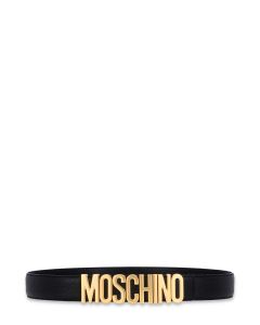 Moschino Logo Lettering Buckle Belt