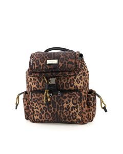 Dolce & Gabbana Leopard Printed Backpack