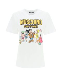 Moschino X Flinstones Graphic Printed T-Shirt