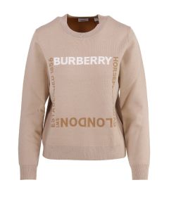 Burberry Logo-Embroidered Crewneck Sweater