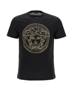 Versace Logo Embellished T-Shirt