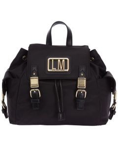 Love Moschino Logo Plaque Backpack