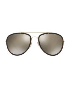 Be3090q Brushed Gold / Mt Dark Havana Sunglasses