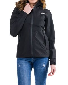 The North Face Logo Embroidered Zip-Up Jacket