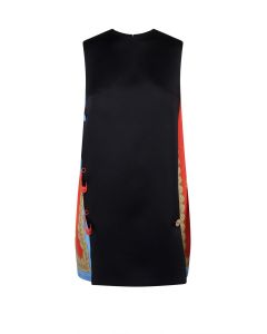 Versace Barocco Sleeveless Mini Dress