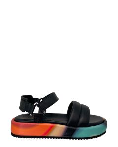 Paul Smith Aura Spray Swirl-Printed Ankle Strapped Sandals
