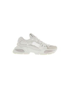 Dolce And Gabbana Woman's White Air Master Mix Of Materials Sneakers