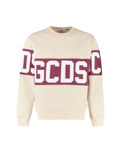 GCDS Logo Band Crewneck Sweatshirt