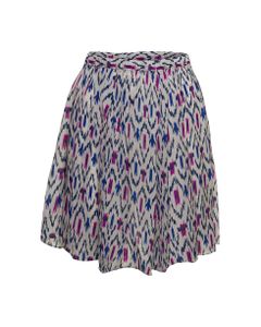Assia Multicolor Printed Viscose Skirt
