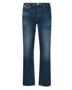 Frame Straight-Leg Cropped Jeans