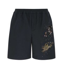 Valentino Patch Embellished Bermuda Shorts